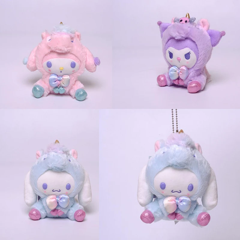 13Cm New Cartoon Kawaii My Melody Kuromi Unicorns Series Plush Dolls Stuffed Soft Plush Toys Cute Plushie Pendant for Kids Gifts
13Cm New Cartoon Kawaii My Melody Kuromi Unicorns Series Plush Dolls Stuffed Soft Plush Toys Cute Plushie Pendant for Kids Gifts