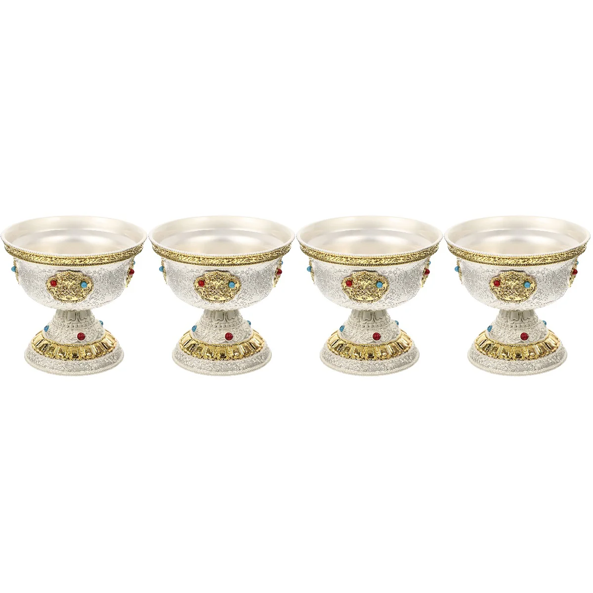 4x Delicate Premium Alloy Desktop Holy Cup Retro Temple Cup Offering Cup For Altar Offering Bowl Altar Cup
4x Delicate Premium Alloy Desktop Holy Cup Retro Temple Cup Offering Cup For Altar Offering Bowl Altar Cup