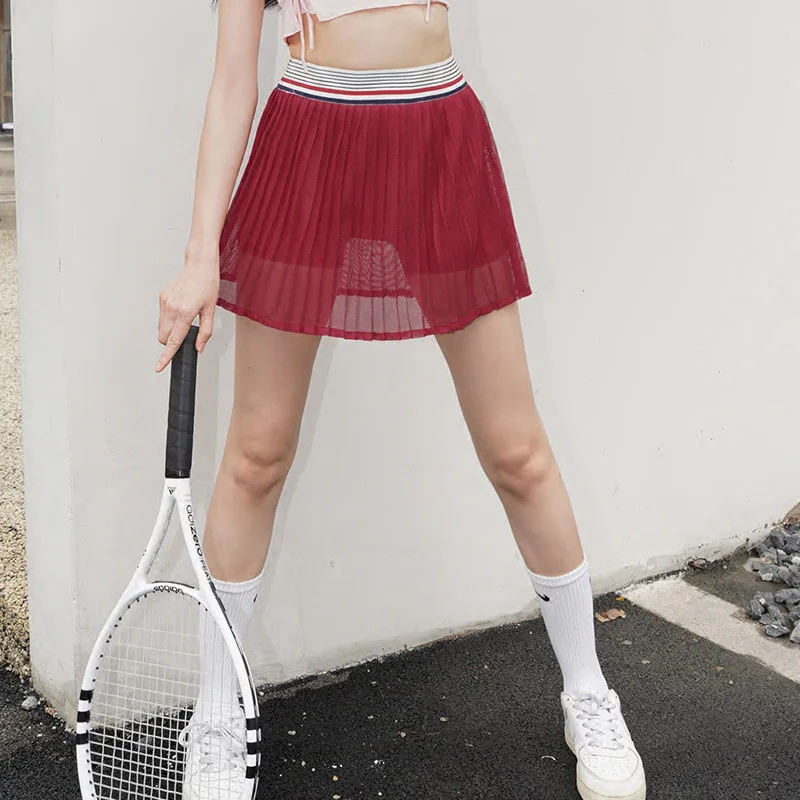 Sean Tsing® Athletic Mini Pleated Skirts with Safety Pant Women Mesh Breathable Quick-dry Strechy Skorts Tennis Golf Badminton
Sean Tsing® Athletic Mini Pleated Skirts with Safety Pant Women Mesh Breathable Quick-dry Strechy Skorts Tennis Golf Badminton