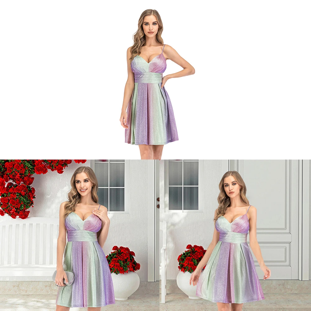 Sexy Sequin Club Party Summer Dress Women Elegant Backless Women Dresses Vintage Glitter Mini Dress 
Sexy Sequin Club Party Summer Dress Women Elegant Backless Women Dresses Vintage Glitter Mini Dress