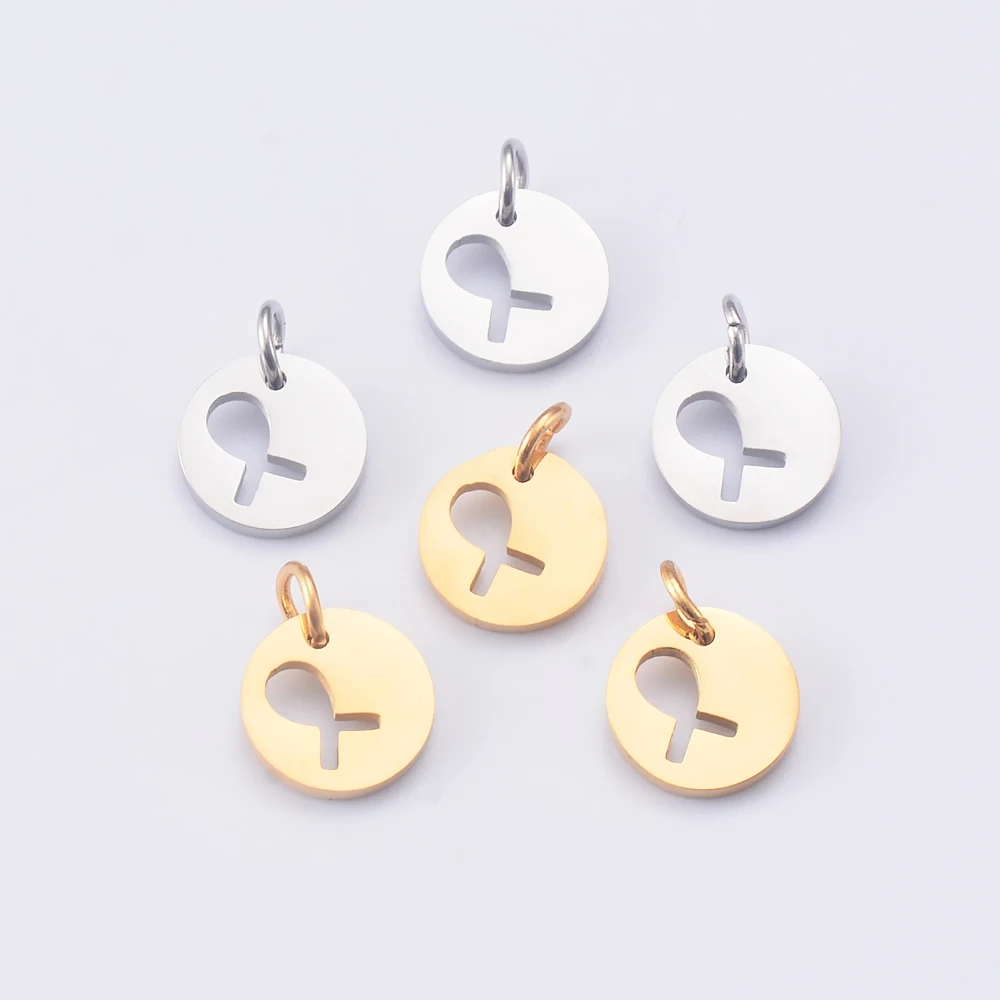 5Pcs Stainless Steel Mirror Polish Hollow Ribbon Charms AIDS Advertising Logo For DIY Making Pendant Necklace Jewelry Accessorie
5Pcs Stainless Steel Mirror Polish Hollow Ribbon Charms AIDS Advertising Logo For DIY Making Pendant Necklace Jewelry Accessorie