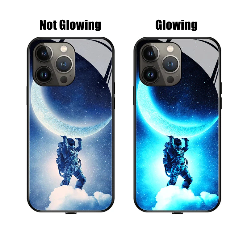 Moon and Astronaut LED Glowing Tempered Glass 7 Color Light Luminous Phone Case for Huawei P30 40 50 Mate30 40 50 Pro Plus
Moon and Astronaut LED Glowing Tempered Glass 7 Color Light Luminous Phone Case for Huawei P30 40 50 Mate30 40 50 Pro Plus