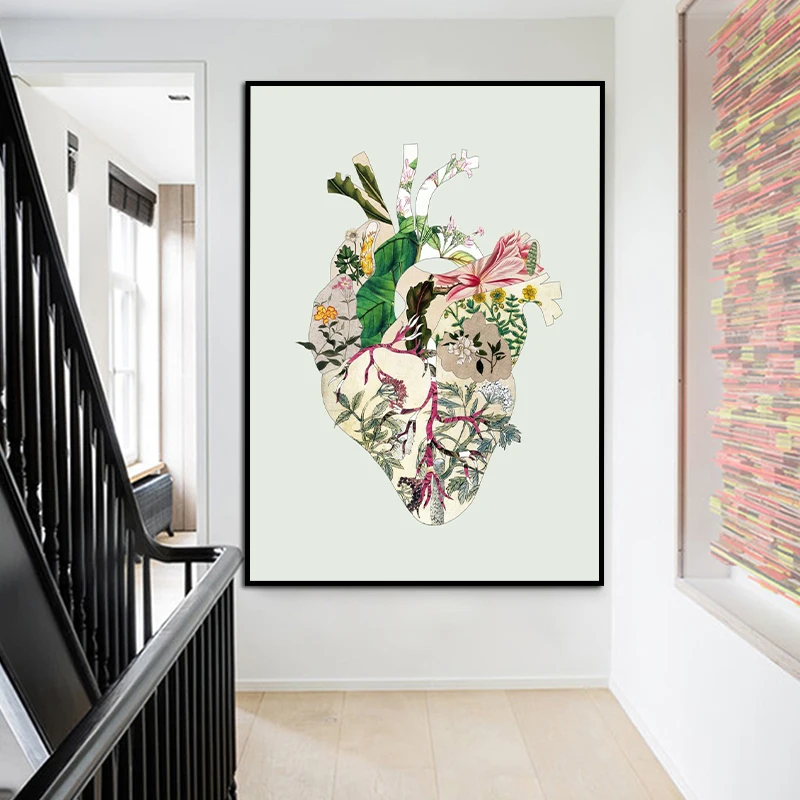 Vintage Botanical Heart On Green Art Board Print Wall Canvas Abstract Picture Painting Poster For Coffee House Home Decoration
Vintage Botanical Heart On Green Art Board Print Wall Canvas Abstract Picture Painting Poster For Coffee House Home Decoration