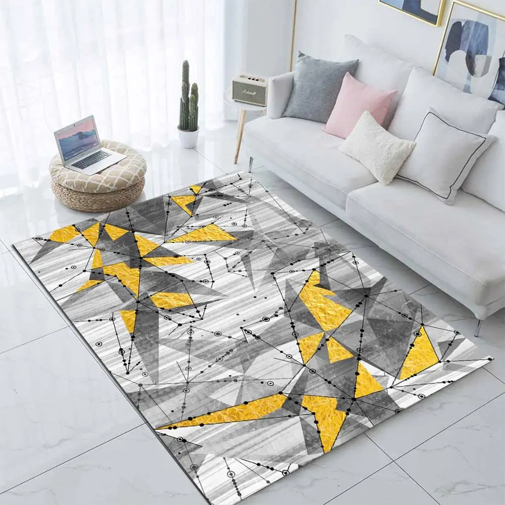 Gray Yellow Modern Geometric Stripes 3d Printed Non-slip Microfiber Living Room Decoration Modern Washable Area Mat Door Mat
Gray Yellow Modern Geometric Stripes 3d Printed Non-slip Microfiber Living Room Decoration Modern Washable Area Mat Door Mat