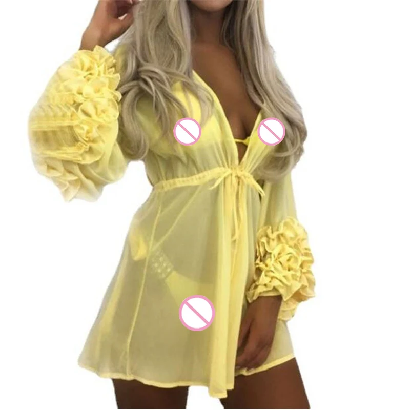Summer Puff Sleeve Beach Dress Women Beachwear Swimwear Bikini Cover Up Tunic Kaftan Pareo Ladies Boho Robe
Summer Puff Sleeve Beach Dress Women Beachwear Swimwear Bikini Cover Up Tunic Kaftan Pareo Ladies Boho Robe