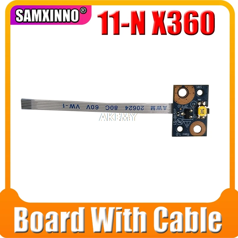 NEW For HP Pavilion X360 11-N Series 11-n011dx Power Button Board With Cable 755733-001 LS-B151P
NEW For HP Pavilion X360 11-N Series 11-n011dx Power Button Board With Cable 755733-001 LS-B151P