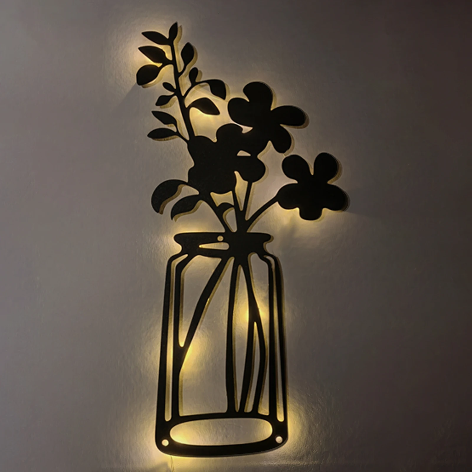 Diy Creative Decoration Flower Metal Led Light Decorative Vase Suitable For Party(battery Not Included)
Diy Creative Decoration Flower Metal Led Light Decorative Vase Suitable For Party(battery Not Included)