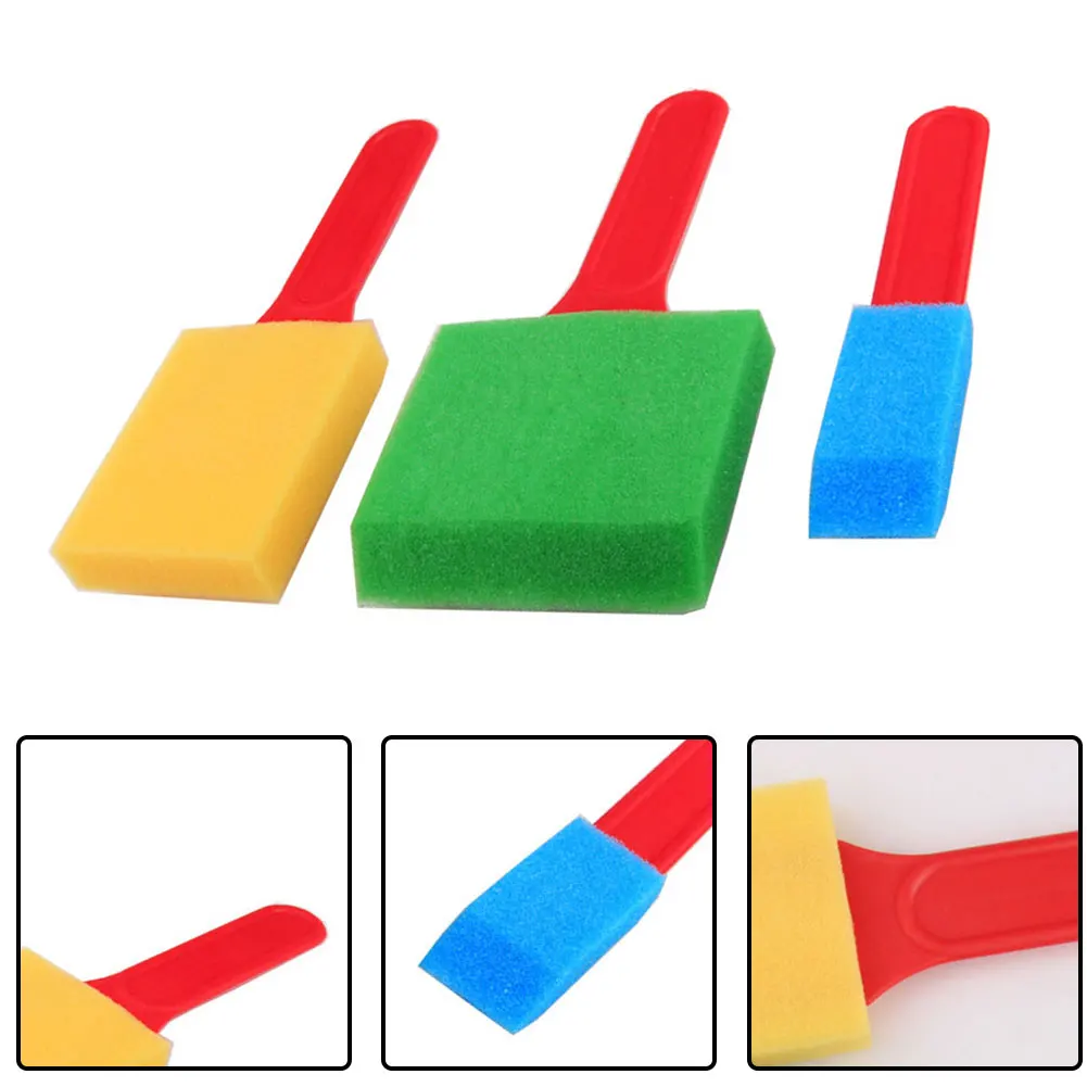 3PCS Sponges Brush Paint Brush Oil Stain Polyurethane Craft Art Paint Brush Set DIY Drawing Toys Painting Sponge Brushes
3PCS Sponges Brush Paint Brush Oil Stain Polyurethane Craft Art Paint Brush Set DIY Drawing Toys Painting Sponge Brushes