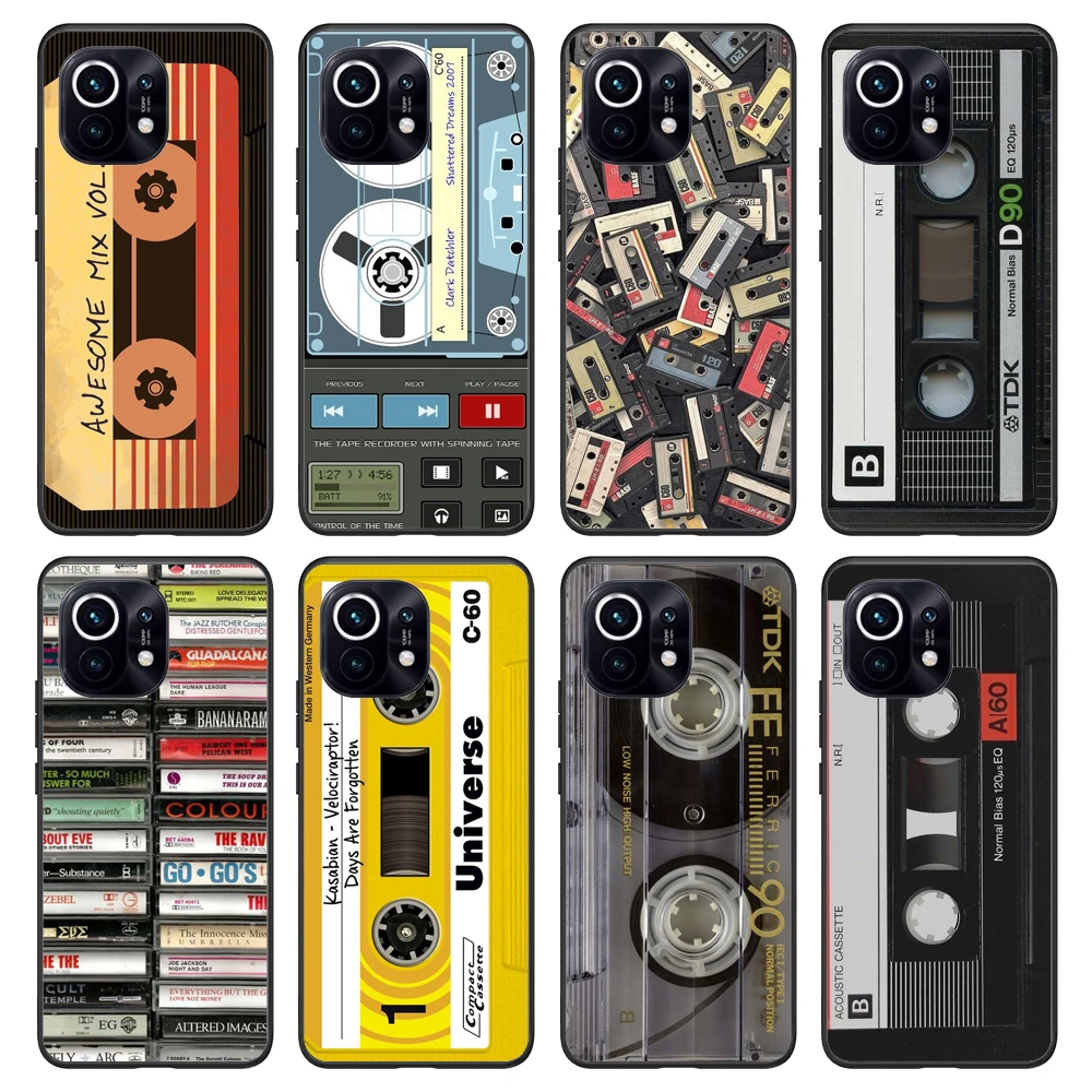 Mix Tape Retro Music Cassette Case For Xiaomi Mi POCO X3 F3 M3 11 Ultra 11T 11i 11Lite Redmi Note 10 Pro Note10 5G K40 Cover
Mix Tape Retro Music Cassette Case For Xiaomi Mi POCO X3 F3 M3 11 Ultra 11T 11i 11Lite Redmi Note 10 Pro Note10 5G K40 Cover