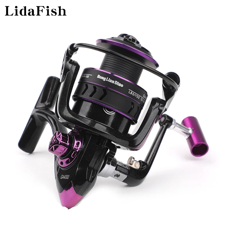New 5.2:1 GA 1000 2000 3000 4000 5000 6000 Series Spinning Fishing Reel 11+1 Ball Bearings Sea Bass Fishing Tackle
New 5.2:1 GA 1000 2000 3000 4000 5000 6000 Series Spinning Fishing Reel 11+1 Ball Bearings Sea Bass Fishing Tackle
