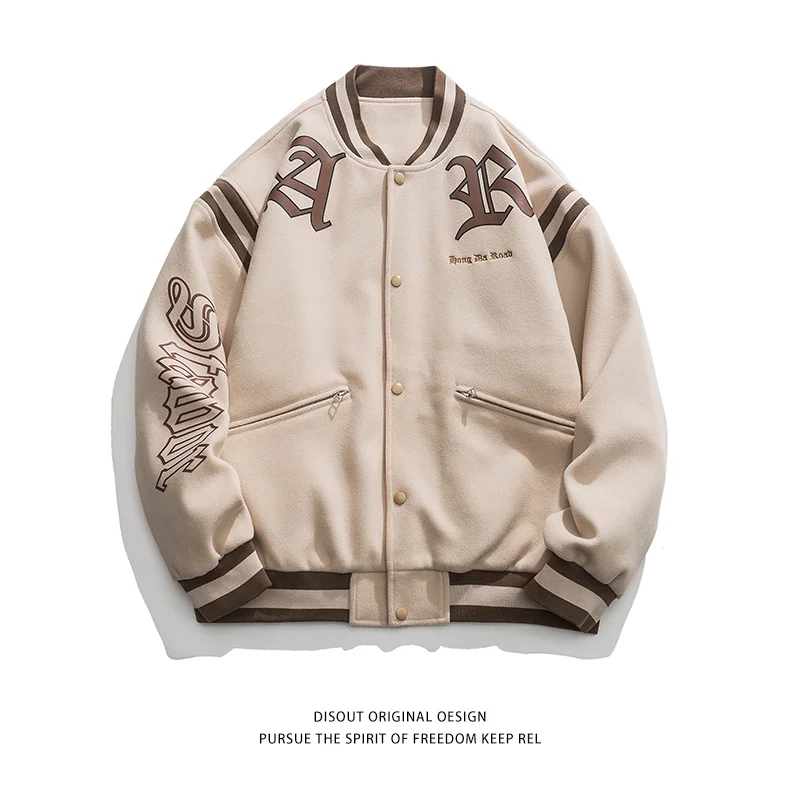 Baseball Men Wetailor Women Spring Autumn 2023 Harajuku Punk Oversize Bomber Sweatshirt Streetwear Single-breasted Jacket
Baseball Men Wetailor Women Spring Autumn 2023 Harajuku Punk Oversize Bomber Sweatshirt Streetwear Single-breasted Jacket