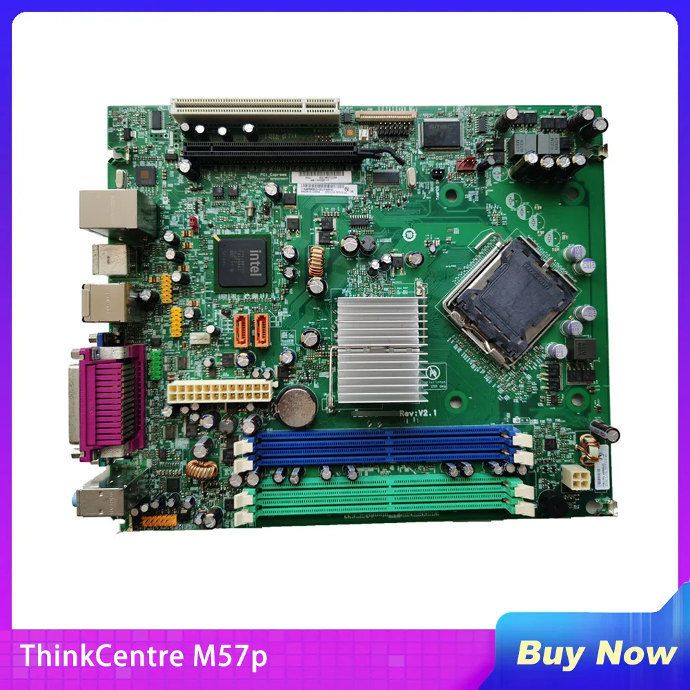 For Lenovo ThinkCentre M57p BTX Desktop Motherboard L-IQ35 46R8635 Perfect Test Before Shipment
For Lenovo ThinkCentre M57p BTX Desktop Motherboard L-IQ35 46R8635 Perfect Test Before Shipment