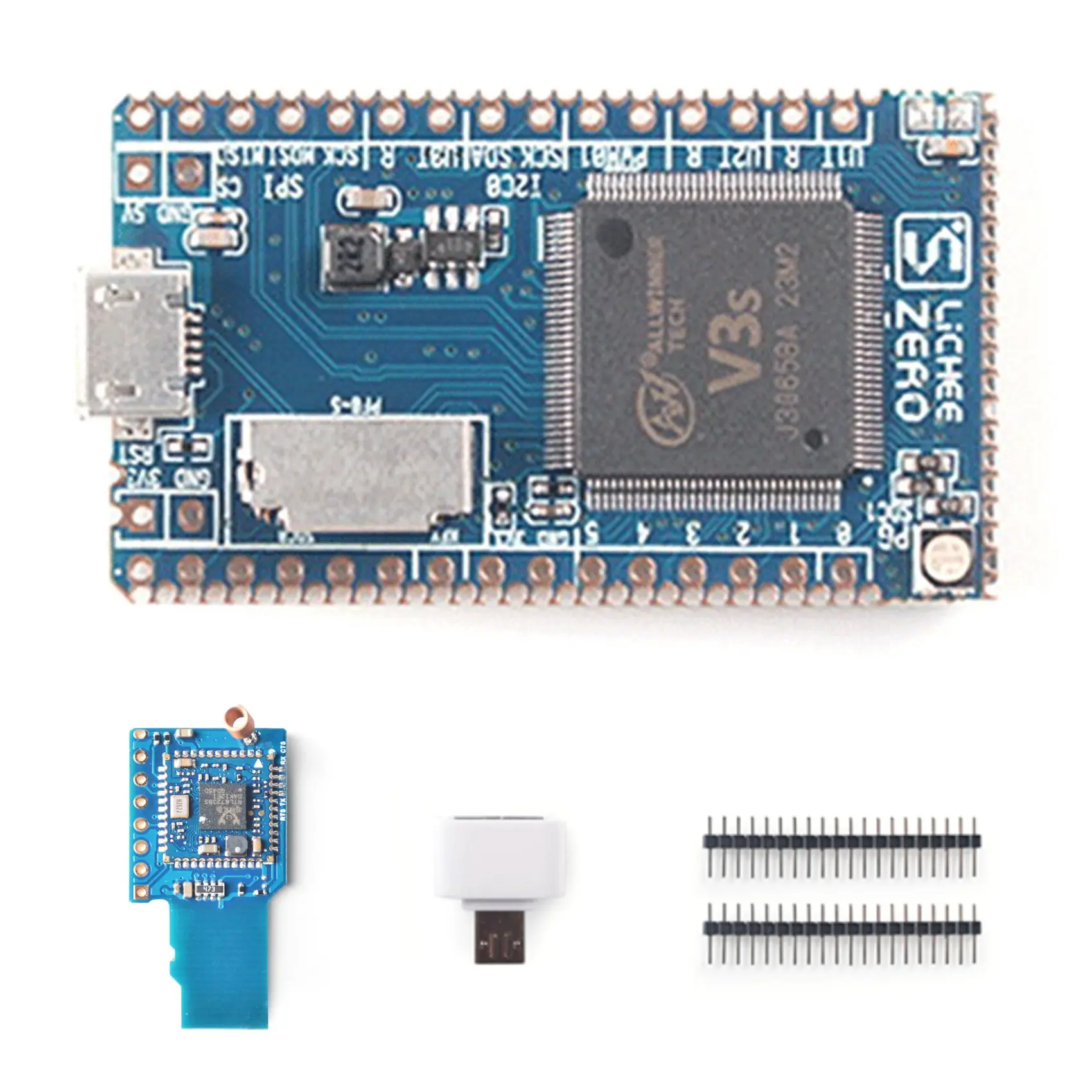 For Zero Development Board+OTG Adapter+WiFi+Bluetooth Module V3S for Linux Core Board Programming
For Zero Development Board+OTG Adapter+WiFi+Bluetooth Module V3S for Linux Core Board Programming