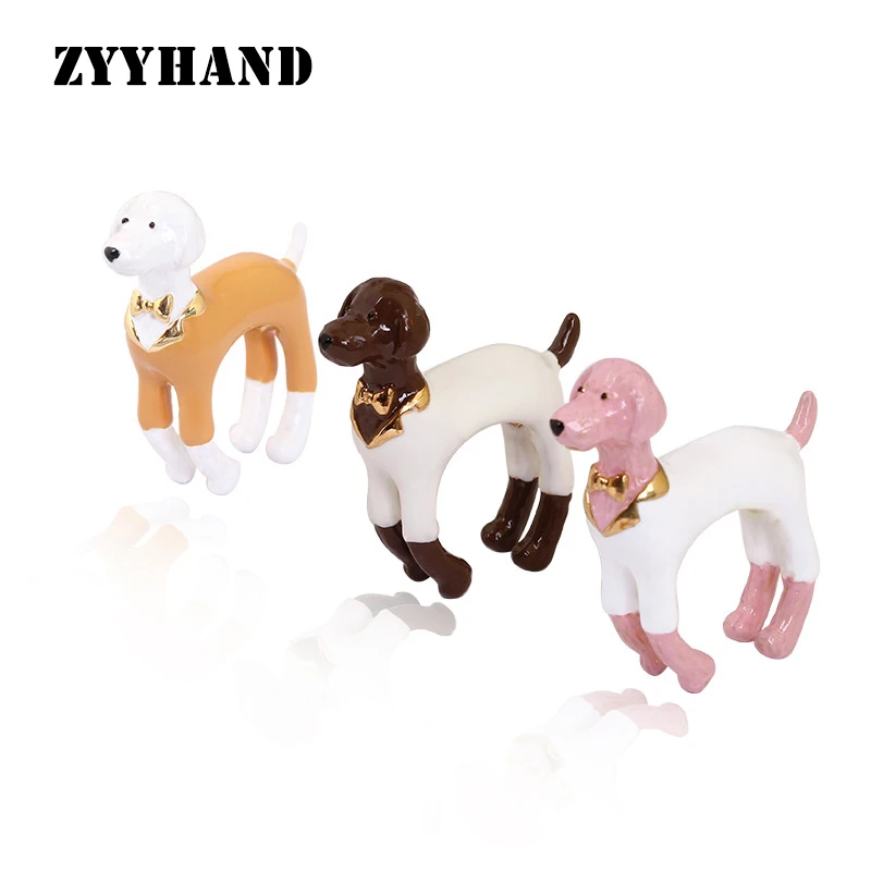 Golden Enamel Poodle Women Adjustable Rings Girl PArty Handmade Glazed Dog Animal Free Size Finger Jewellery
Golden Enamel Poodle Women Adjustable Rings Girl PArty Handmade Glazed Dog Animal Free Size Finger Jewellery