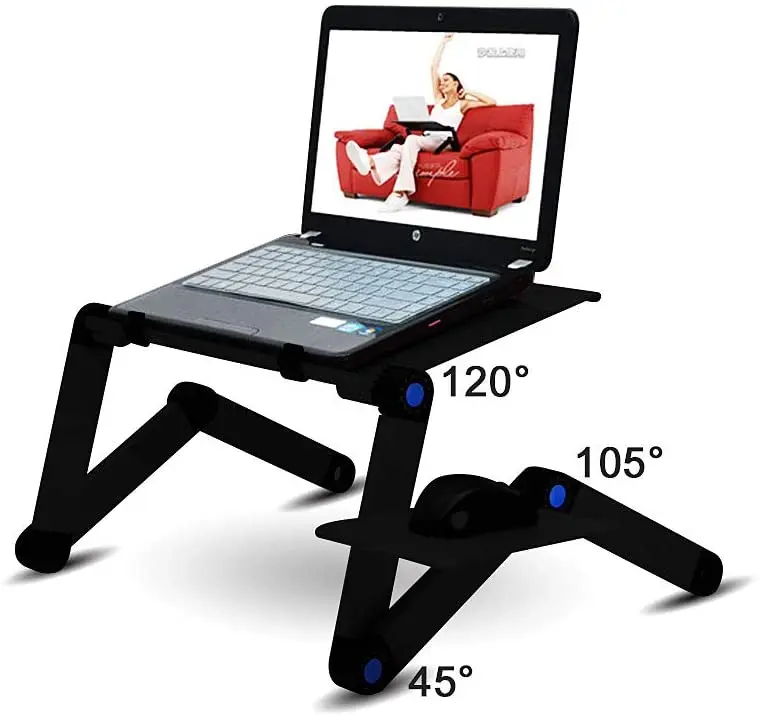 Elec Space18.89" Lap Desks, Laptop Stand Desk with Cooling Vents &Removable Mouse Pad,Black
Elec Space18.89" Lap Desks, Laptop Stand Desk with Cooling Vents &Removable Mouse Pad,Black