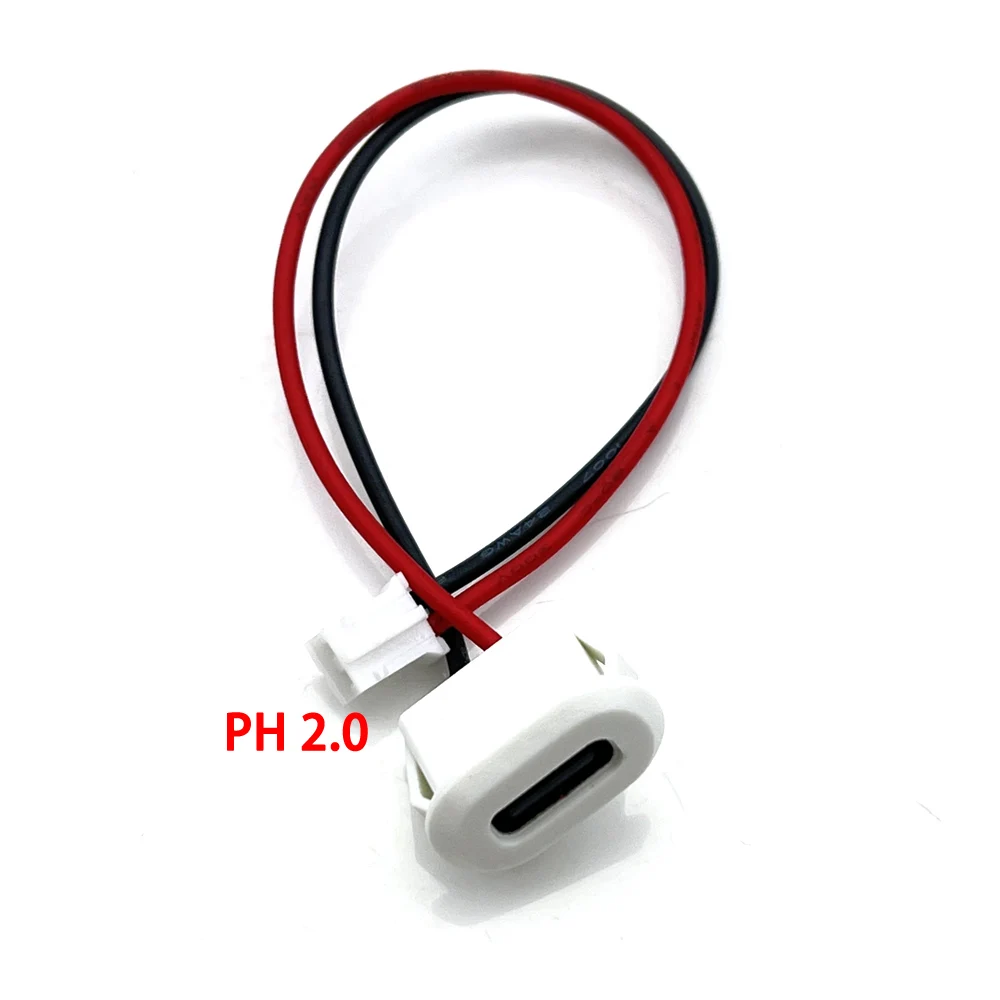 1pcs 2 Pin USB C Type Waterproof Connector Direct compression female base Female Socket Charging Interface With Welding Wire
1pcs 2 Pin USB C Type Waterproof Connector Direct compression female base Female Socket Charging Interface With Welding Wire