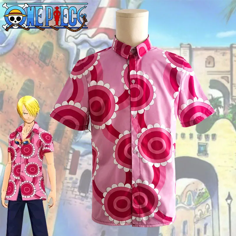 Популярная аниме цельный костюм Sanji розовая рубашка унисекс для взрослых и детей летняя рубашка с коротким рукавом костюм для косплея на Хэллоуин вечеринку
Популярная аниме цельный костюм Sanji розовая рубашка унисекс для взрослых и детей летняя рубашка с коротким рукавом костюм для косплея на Хэллоуин вечеринку