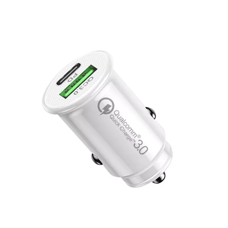 Mini car charger USB QC3.0 mobile phone fast charging plug PD charger 20W usb 28W For type-c with car charging Portable
Mini car charger USB QC3.0 mobile phone fast charging plug PD charger 20W usb 28W For type-c with car charging Portable
