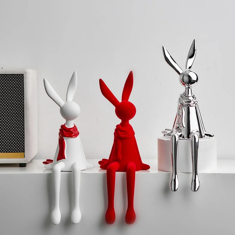 Modern Art Living Room Decor Desk Accessories Nordic Style Abstract Rabbit Figurines Bunny Resin Statue Home Decoration Ornament
Modern Art Living Room Decor Desk Accessories Nordic Style Abstract Rabbit Figurines Bunny Resin Statue Home Decoration Ornament
