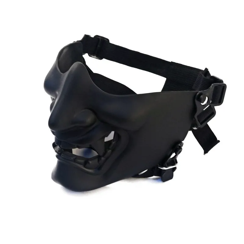 Halloween Mask Ball Smiling Prajna Tactical Mask Male and Female Devil Prajna Half Face Mask
Halloween Mask Ball Smiling Prajna Tactical Mask Male and Female Devil Prajna Half Face Mask