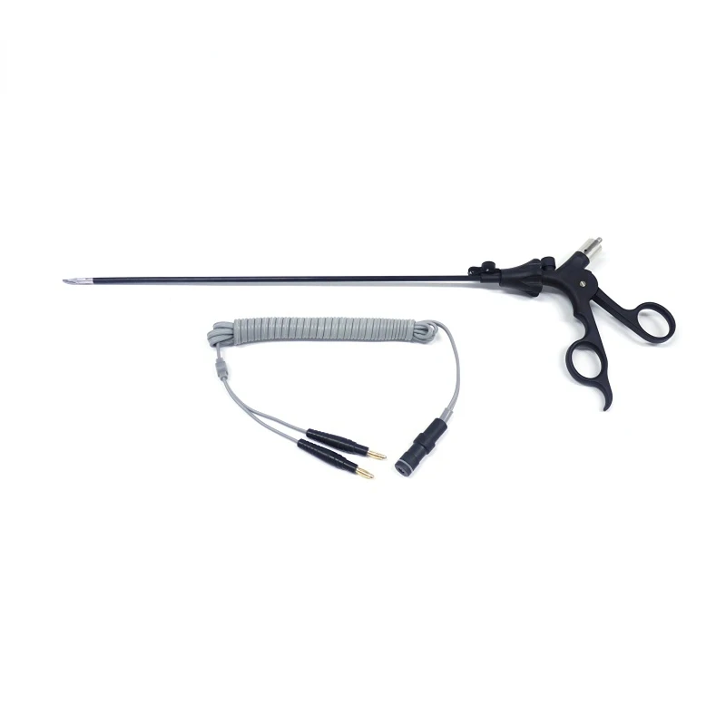 Laparoscopic Bipolar Forceps with Cable, Reusable Bipolar Coagulation Maryland Forceps
Laparoscopic Bipolar Forceps with Cable, Reusable Bipolar Coagulation Maryland Forceps