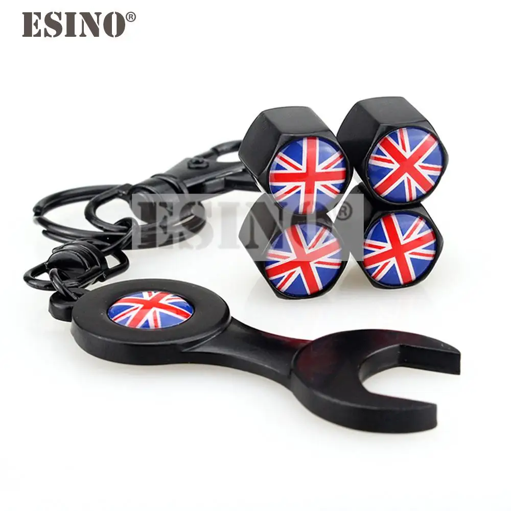 160 x Car Styling Stainless Steel Zinc Alloy Wheel Tire Valve Stems Caps England Flag Universal Fit With Mini Wrench Key Chain
160 x Car Styling Stainless Steel Zinc Alloy Wheel Tire Valve Stems Caps England Flag Universal Fit With Mini Wrench Key Chain