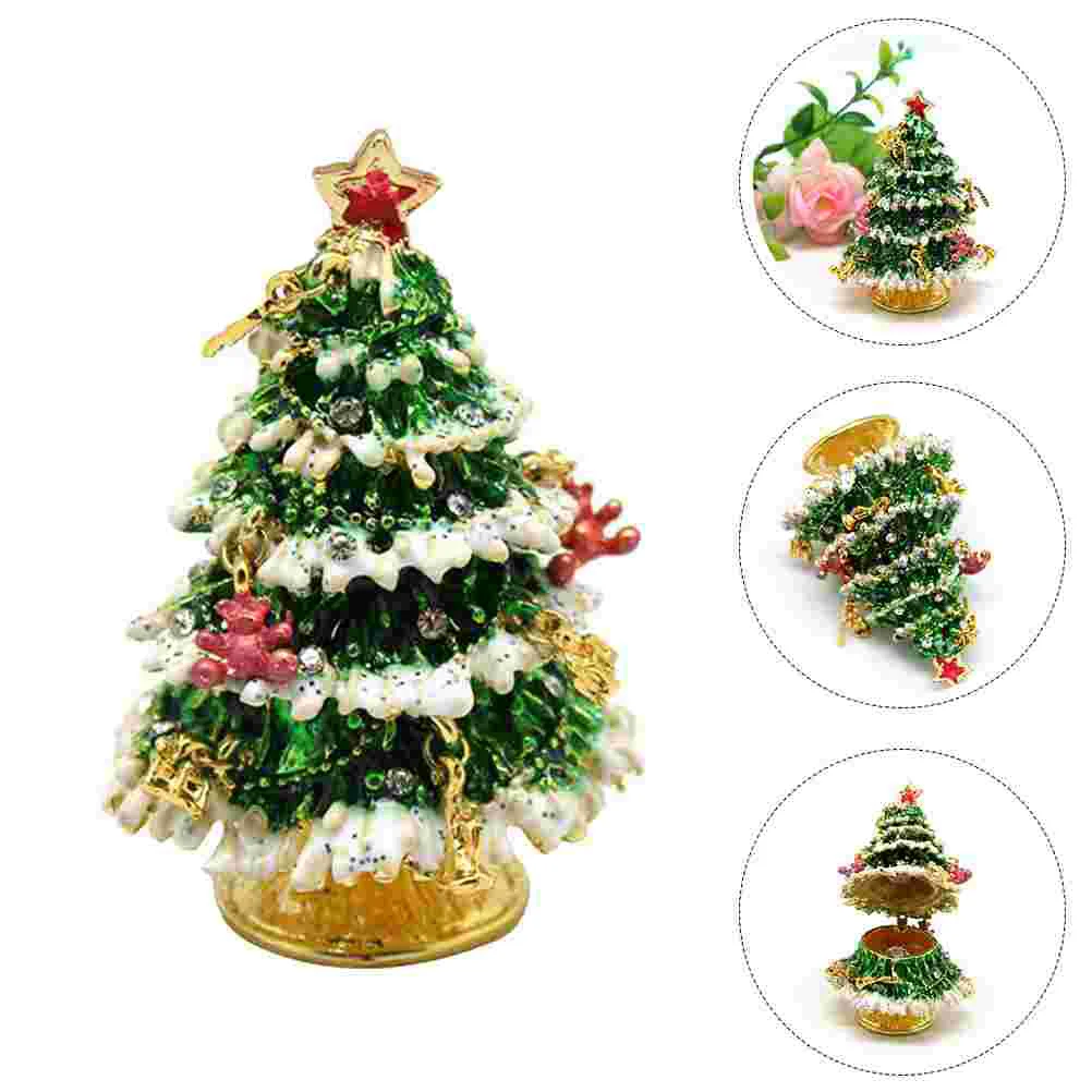 Box Christmas Tree Case Jewelry Ring Trinket Desktop Holderornaments Decor Metal Display Earring Holidaysparkling Craft Necklace
Box Christmas Tree Case Jewelry Ring Trinket Desktop Holderornaments Decor Metal Display Earring Holidaysparkling Craft Necklace