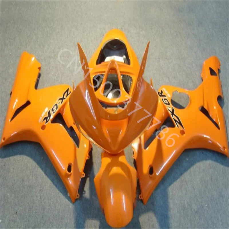 

Высококачественный комплект обтекателей ABS для мотоцикла KAWASAKI Ninja ZX6R 00 01 02 ZX 6R 2000 2001 2002 оранжевый обтекатель для корпуса