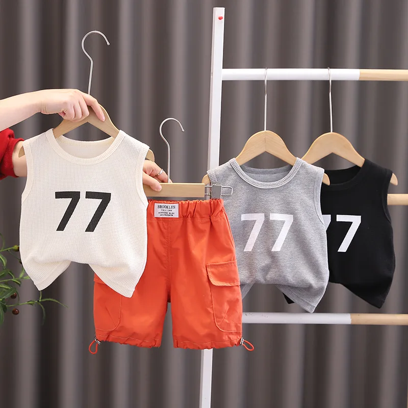 Toddler Boys Girls Clothes Sets Fashion Summer Children Kids Cotton digit Printed T-Shirt Short 2Pcs/Sets Infants Tracksuits 0-5
Toddler Boys Girls Clothes Sets Fashion Summer Children Kids Cotton digit Printed T-Shirt Short 2Pcs/Sets Infants Tracksuits 0-5