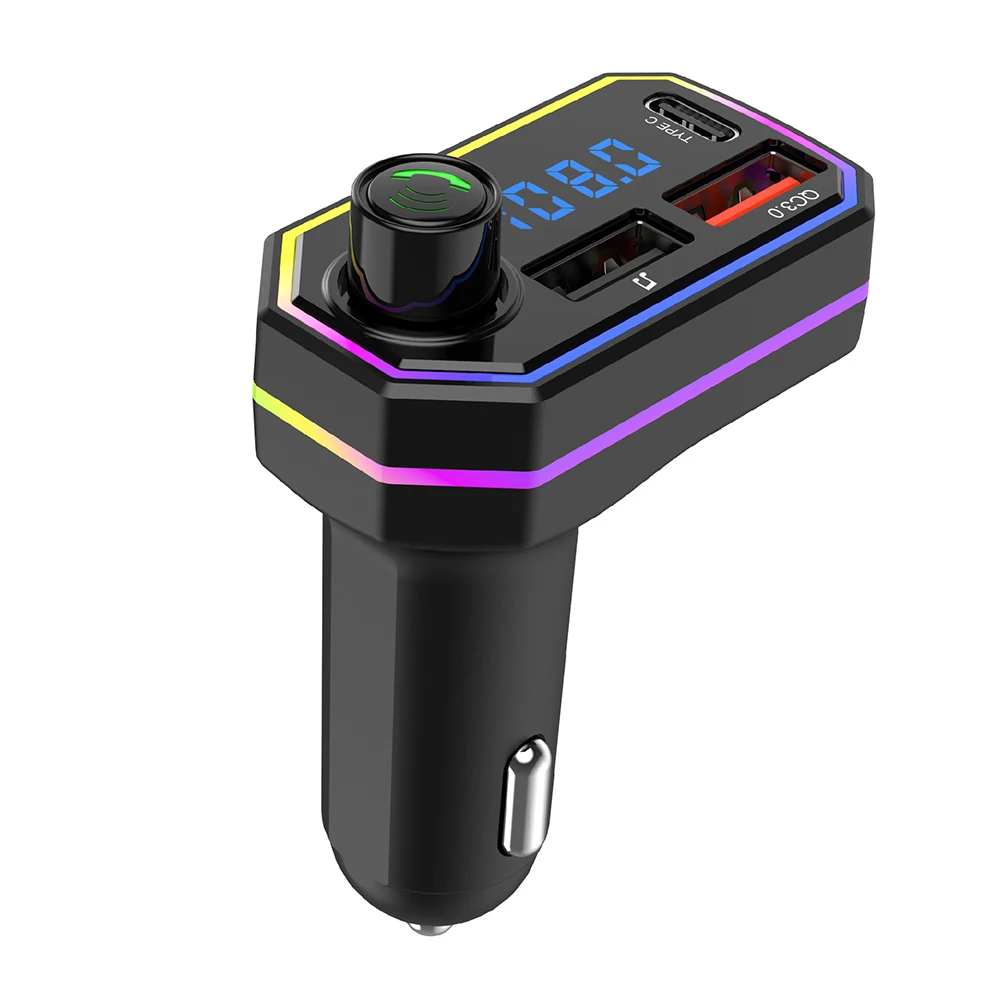 Handsfree-Wireless-Bluetooth-Car-FM-Transmitter MP3 Player USB Charger Car Accessories High-quality USB Audio Input
Handsfree-Wireless-Bluetooth-Car-FM-Transmitter MP3 Player USB Charger Car Accessories High-quality USB Audio Input