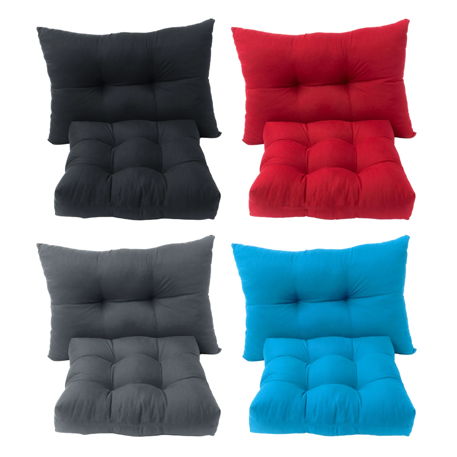 1 Set Square Seat And Back Cushion Comfortable Chair Cushion Sitting Pillow For Home Garden Armchair Swing Chair Rattan Chair
1 Set Square Seat And Back Cushion Comfortable Chair Cushion Sitting Pillow For Home Garden Armchair Swing Chair Rattan Chair