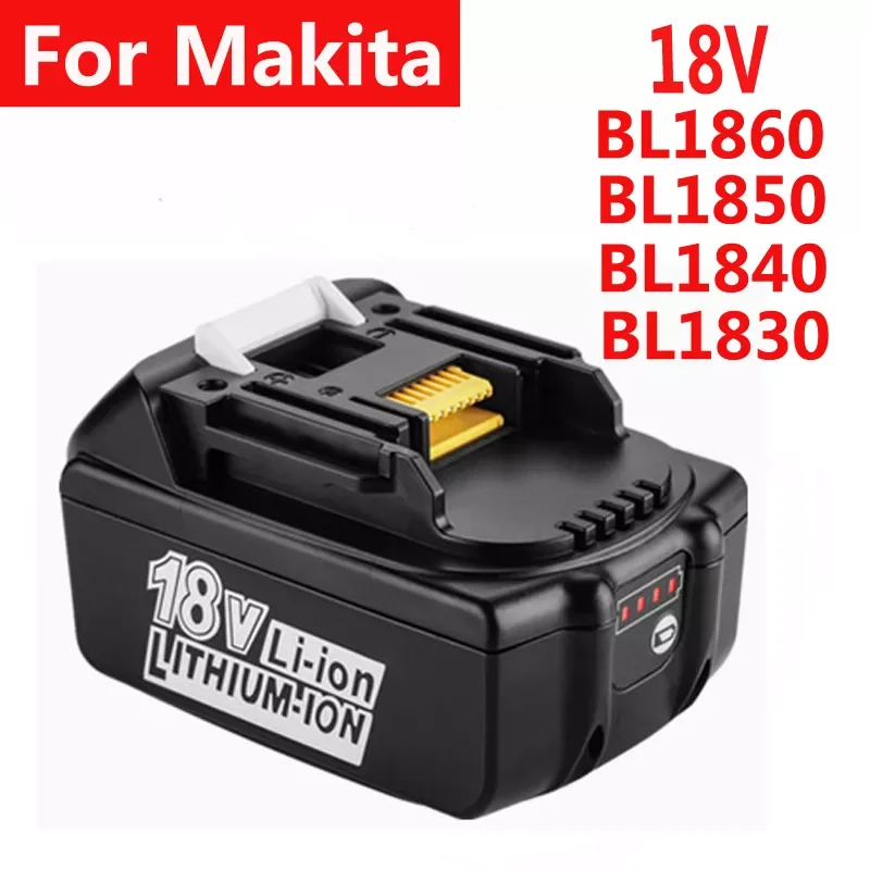 NEW 6000mAh Rechargeable Li-ion Battery 18V Bateria Power Tools with LED Replacement LXT400 BL1860 BL1850 BL1840 BL1830
NEW 6000mAh Rechargeable Li-ion Battery 18V Bateria Power Tools with LED Replacement LXT400 BL1860 BL1850 BL1840 BL1830