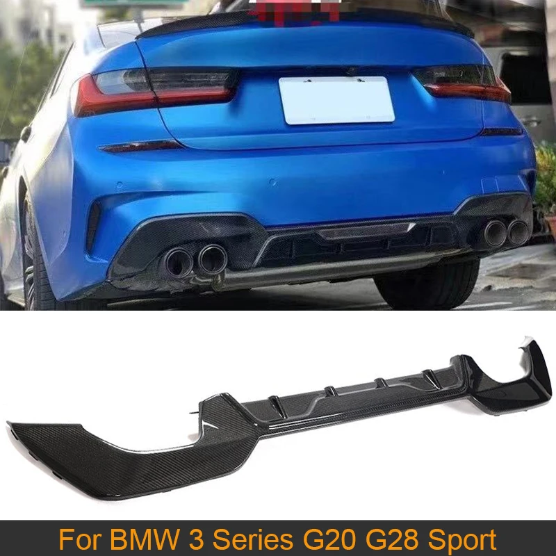 Автомобильный задний бампер, диффузор, спойлер для BMW 3 серии G20 G28 Sport 2019 2020, Автомобильный задний диффузор, спойлер из углеродного волокна
Автомобильный задний бампер, диффузор, спойлер для BMW 3 серии G20 G28 Sport 2019 2020, Автомобильный задний диффузор, спойлер из углеродного волокна