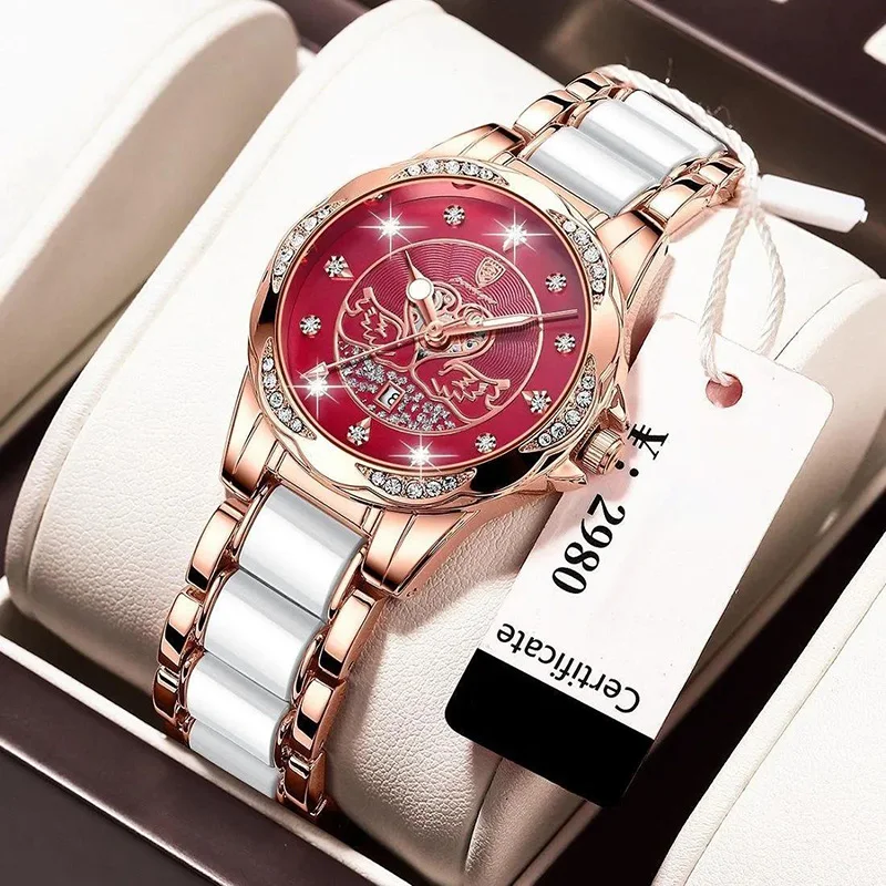 POED AGAR 2022 New Swiss Brand Waterproof Luminous Calendar Casual Ladies Watch Luxury Diamond Business Ladies Quartz Watch
POED AGAR 2022 New Swiss Brand Waterproof Luminous Calendar Casual Ladies Watch Luxury Diamond Business Ladies Quartz Watch