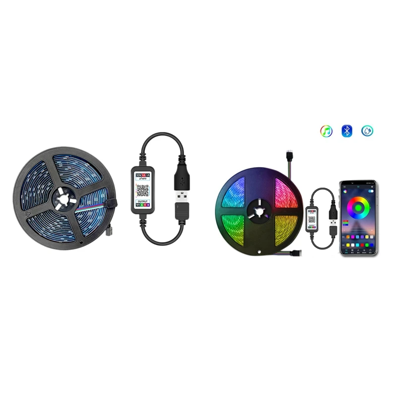 BEAU-Led Light Strip Waterproof 5050Rgb Bluetooth App 5V Flexible Light Strip For Home Decoration Rgb Light Strip
BEAU-Led Light Strip Waterproof 5050Rgb Bluetooth App 5V Flexible Light Strip For Home Decoration Rgb Light Strip
