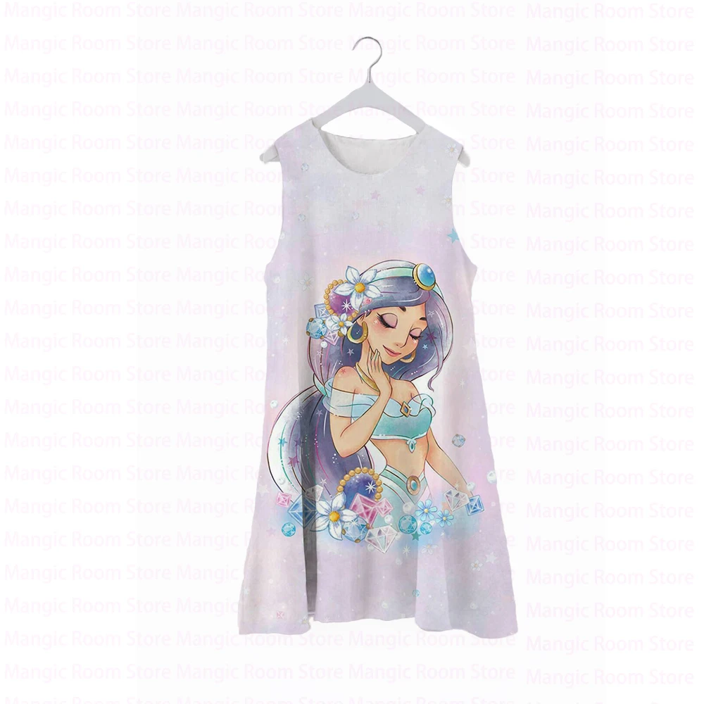 Disney Princess Jasmine Print Dress Kids Cute Dress Casual Fantasy Costume Kids Loose Sleeveless Summer Dress
Disney Princess Jasmine Print Dress Kids Cute Dress Casual Fantasy Costume Kids Loose Sleeveless Summer Dress