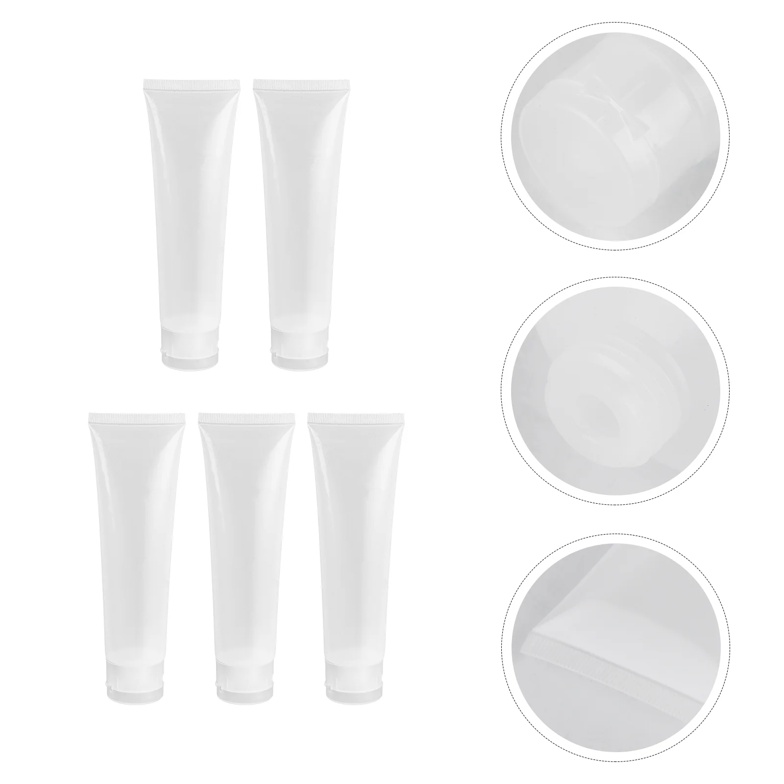 5pcs 100ml Empty Squeeze Tubes Containers Refillable Tubes Travel Bottles Sample Bottles with Lid for Shampoo
5pcs 100ml Empty Squeeze Tubes Containers Refillable Tubes Travel Bottles Sample Bottles with Lid for Shampoo