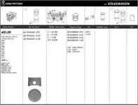 

18-7010223 for PISTON + PISTON + segment (81,51mm) GOLF IV BORA A3 A4 A6 TT ALHAMBRA CORDOBA IBIZA III LEON TOLEDO II OCTAVIA BEETLE P