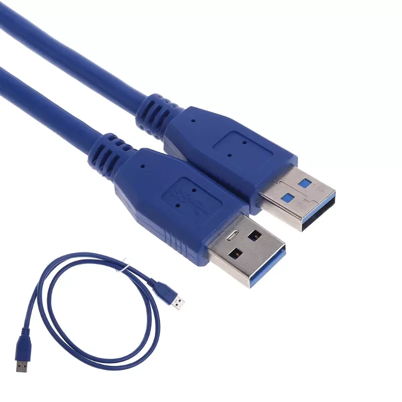 1M Blue Hi-Speed USB 3.0 Type A Male To Male Connector Adapter Extension Cable 
1M Blue Hi-Speed USB 3.0 Type A Male To Male Connector Adapter Extension Cable