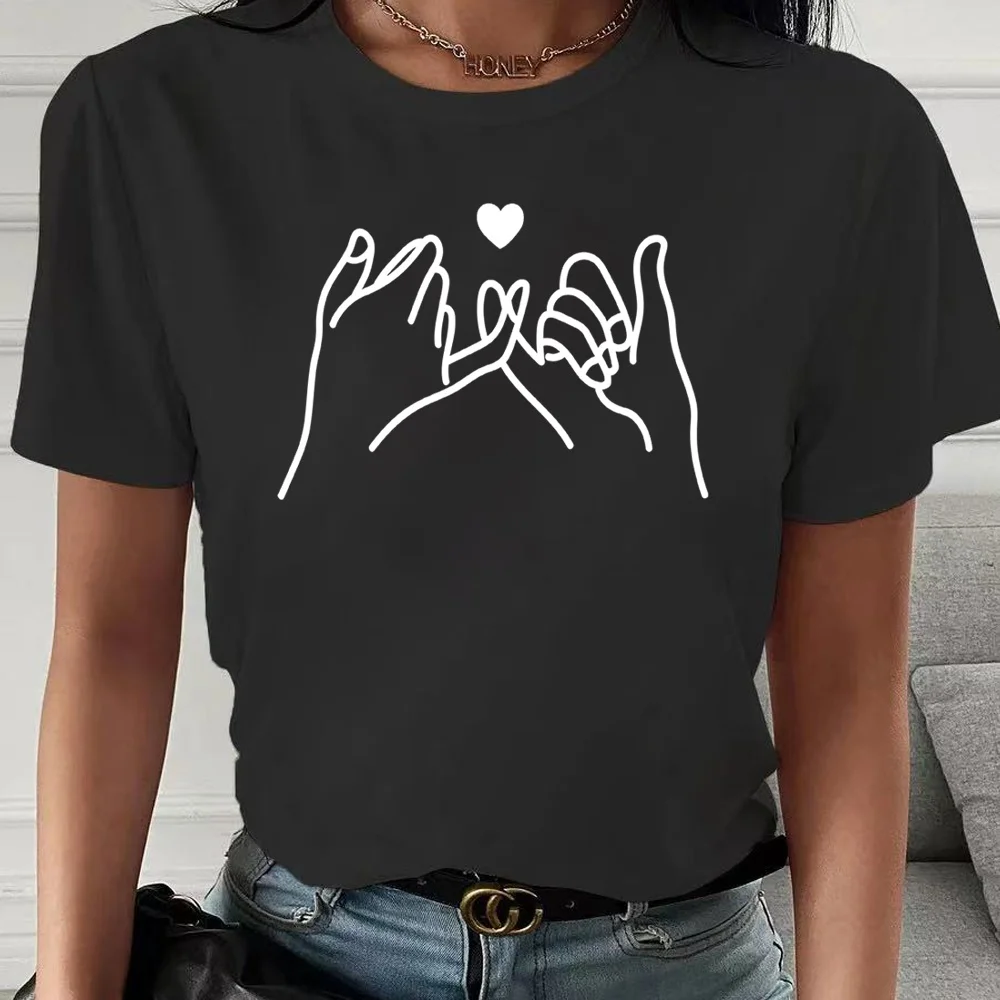 White Picture Print T Shirt Women Summer Round Neck Short Sleeve Fashion T Shirt Femme Casual Streetwear Commuter Tops 2022 New
White Picture Print T Shirt Women Summer Round Neck Short Sleeve Fashion T Shirt Femme Casual Streetwear Commuter Tops 2022 New