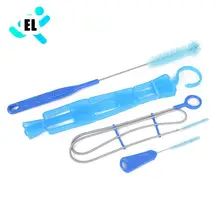 4pcs/set Water Hydration Bladder Tube Cleaner Brushes Tube Cleaning Kit Water Bladder Bag Cleaning Tube Hose Sucker Brushes