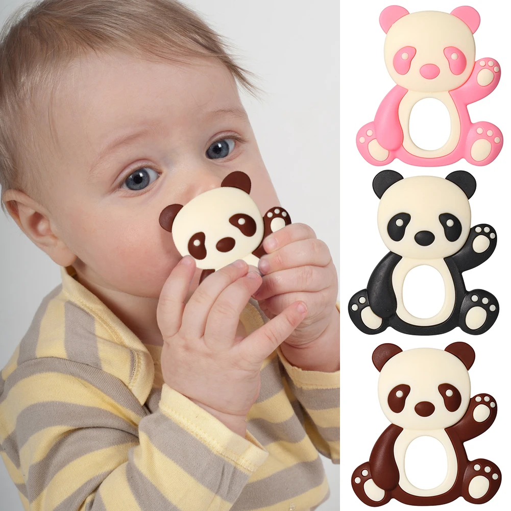 Cartoon Panda Baby Silicone Teethers Teething Necklace Pendant Infant Chew Toys Necklace Pendant Infant Toys Supplies
Cartoon Panda Baby Silicone Teethers Teething Necklace Pendant Infant Chew Toys Necklace Pendant Infant Toys Supplies