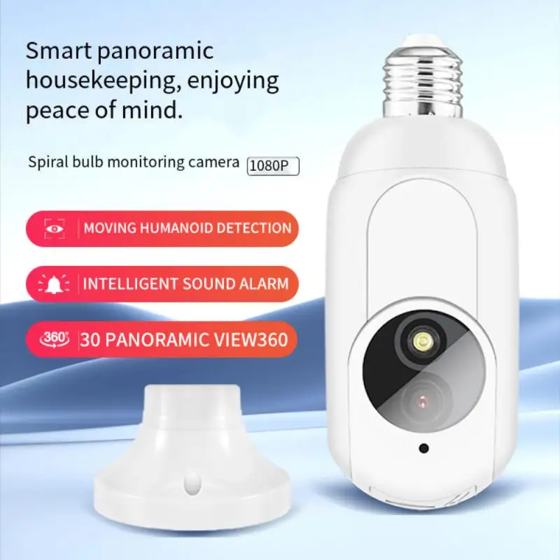 Home Wireless Wifi Dual Light Source 360 Degree Panoramic 1080p Hd Lamp Cap Camera Wireless Wifi 200w Bulb Surveillance Camera
Home Wireless Wifi Dual Light Source 360 Degree Panoramic 1080p Hd Lamp Cap Camera Wireless Wifi 200w Bulb Surveillance Camera