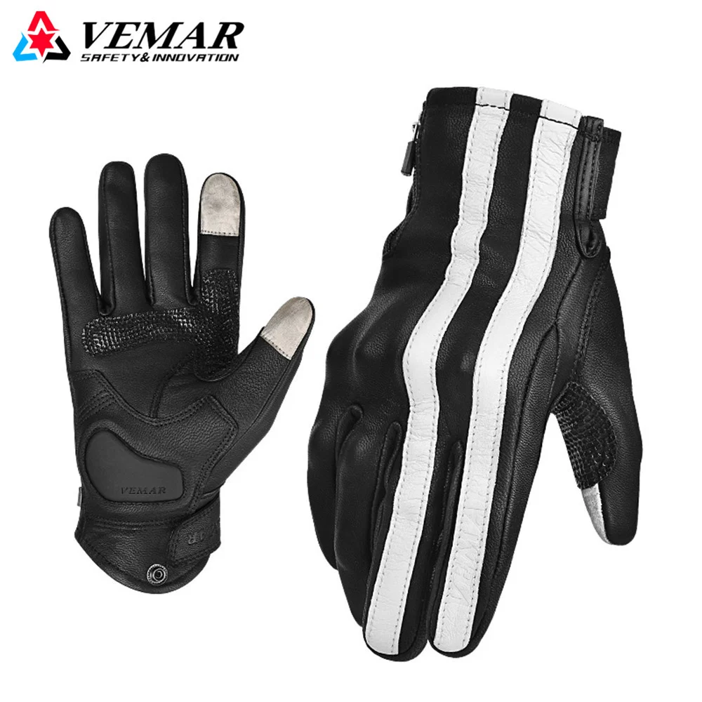 VEMAR VE-196 Motorcycle Gloves Retro Cruiser Biker Chopper Motos Bike Leather Vintage Riding Gloves
VEMAR VE-196 Motorcycle Gloves Retro Cruiser Biker Chopper Motos Bike Leather Vintage Riding Gloves