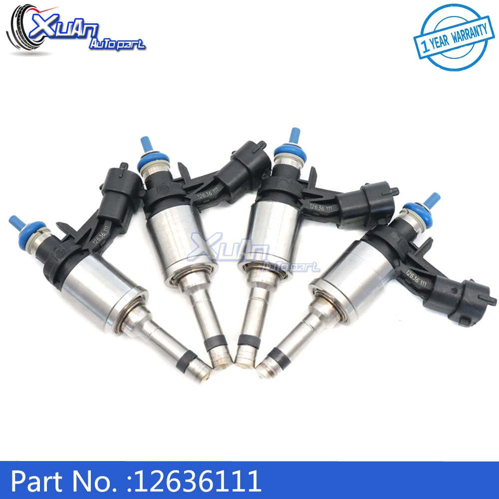 XUAN 4 шт. Топливные форсунки 12636111 для Buick Verano Regal Chevrolet Cobalt HHR Saturn Sky 2010 л 2016-0261500333
XUAN 4 шт. Топливные форсунки 12636111 для Buick Verano Regal Chevrolet Cobalt HHR Saturn Sky 2010 л 2016-0261500333