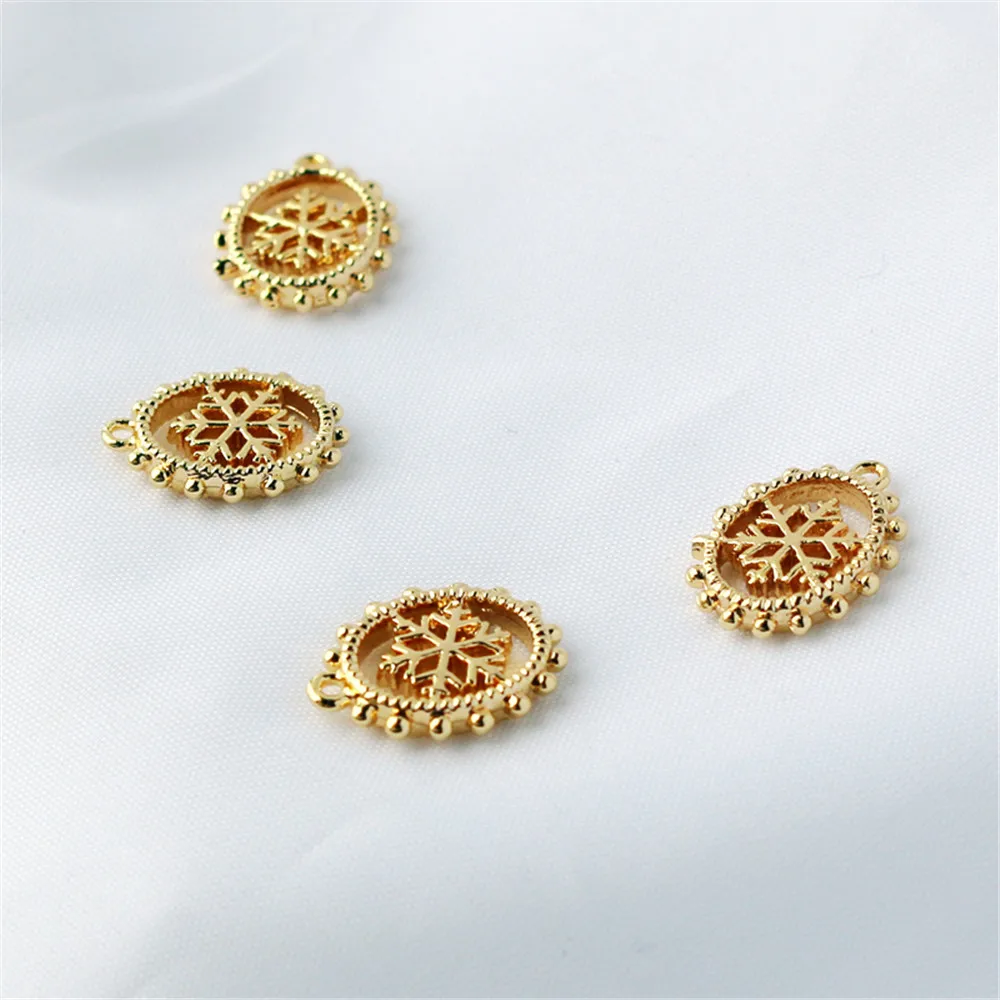 14K gold wrapped lace snow oval small tag 14.5*11.5mm pendant DIY Bracelet Necklace Pendant
14K gold wrapped lace snow oval small tag 14.5*11.5mm pendant DIY Bracelet Necklace Pendant