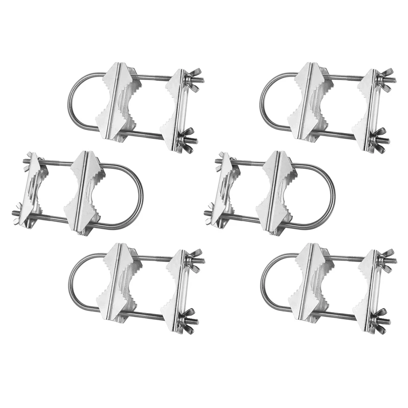 Double Antenna Mast Clamp V Jaw Block With U Bolts Heavy Duty Anti-Rust Mast To Mast Mount Bracket Kit For TV,CB(6 Set)
Double Antenna Mast Clamp V Jaw Block With U Bolts Heavy Duty Anti-Rust Mast To Mast Mount Bracket Kit For TV,CB(6 Set)