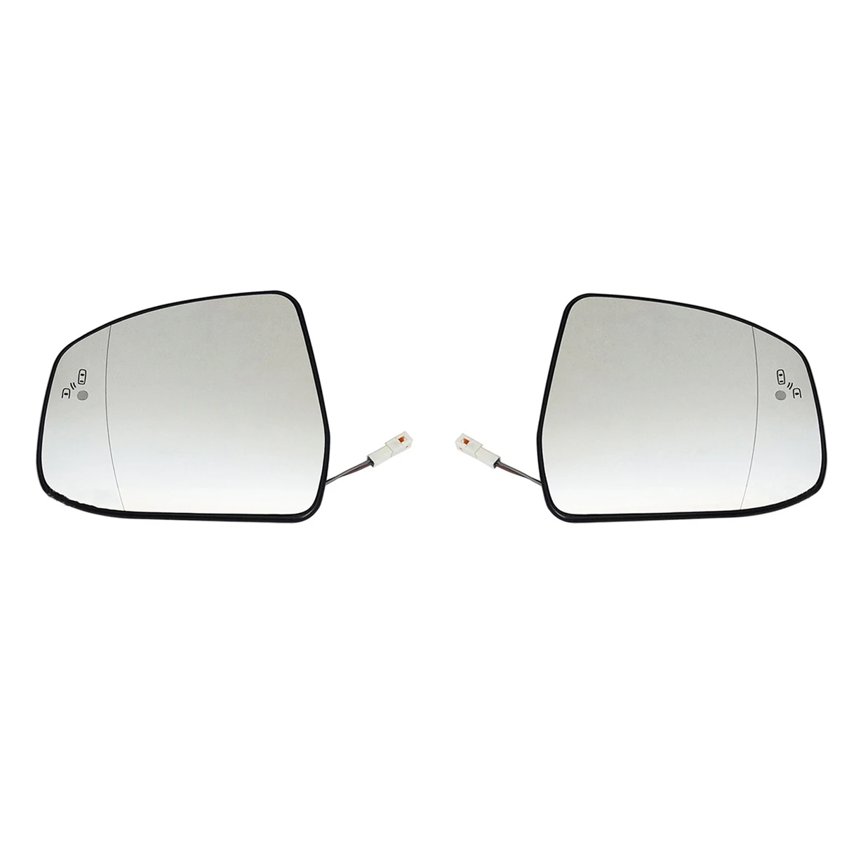 2Pcs Door Wing Side Mirror Glass Heated Blind Spot Warning with Backing Plate for Ford Focus MK2 MK3 Mondeo MK4 L+R
2Pcs Door Wing Side Mirror Glass Heated Blind Spot Warning with Backing Plate for Ford Focus MK2 MK3 Mondeo MK4 L+R