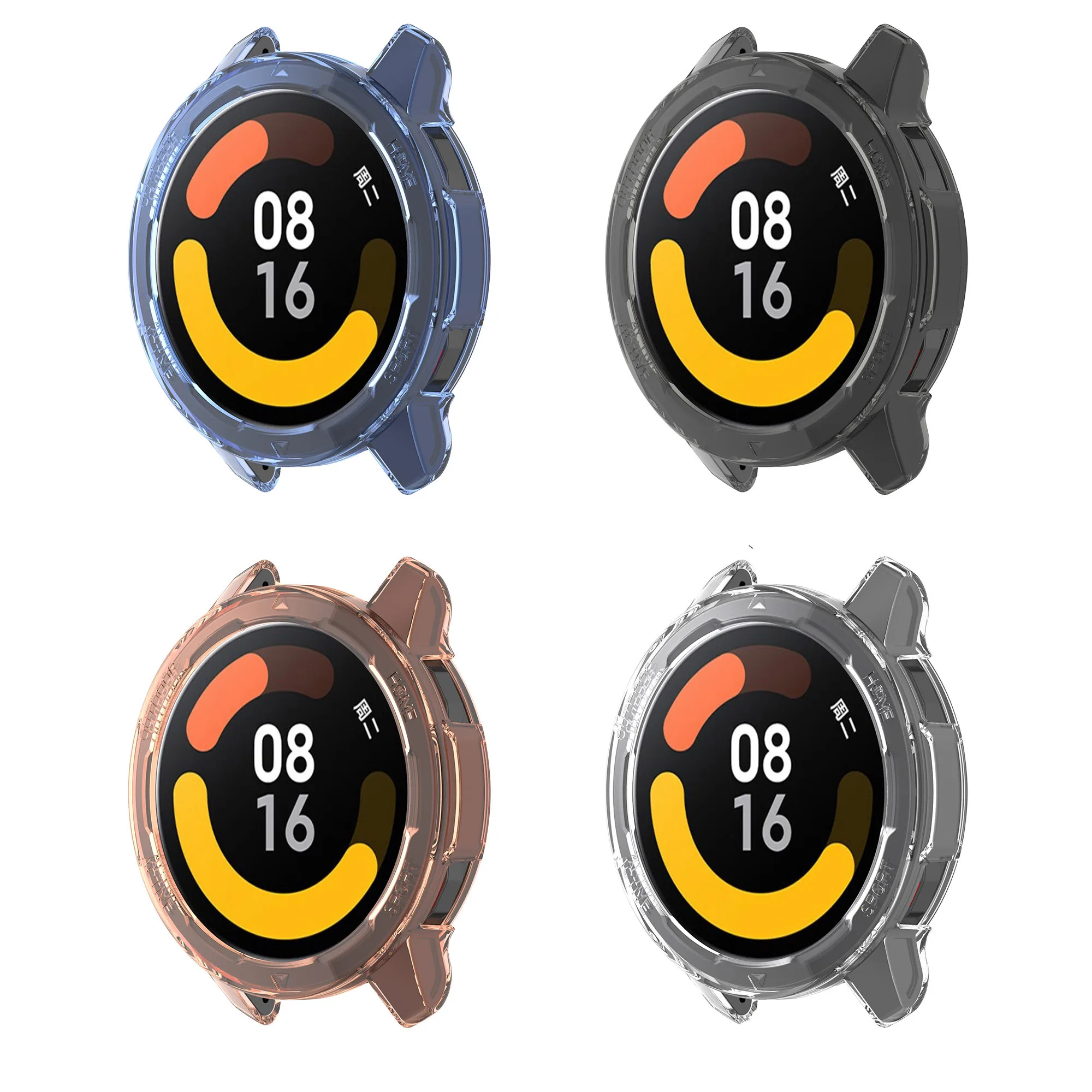 Мягкий защитный чехол из ТПУ с краями для Xiaomi Mi Watch Color 2/S1 Active Sport Smart Watch, защитный чехол-бампер
Мягкий защитный чехол из ТПУ с краями для Xiaomi Mi Watch Color 2/S1 Active Sport Smart Watch, защитный чехол-бампер