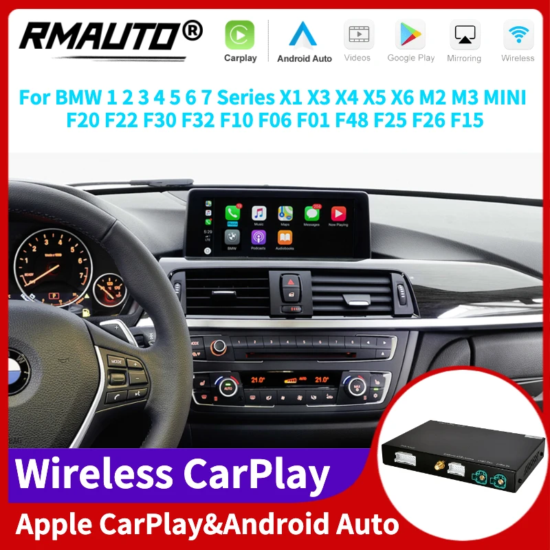 RMAUTO Беспроводная система CarPlay NBT для BMW 1 2 3 4 5 6 7 серии X1 X3 X4 X5 X6 M2 M3 MINI F20 F22 F30 F32 F10 F06 F01 F48 F25 
RMAUTO Беспроводная система CarPlay NBT для BMW 1 2 3 4 5 6 7 серии X1 X3 X4 X5 X6 M2 M3 MINI F20 F22 F30 F32 F10 F06 F01 F48 F25